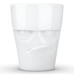 FIFTYEIGHT Hrnček Grummelig biela / Hrnček / 350 ml / porcelán (T018101)