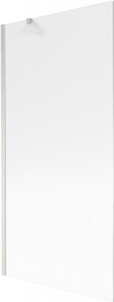 MEXEN/S - Next vaňová zástena FIX 90 x 150, prúžky, nikel kartáčovaná 895-090-000-00-09-97