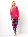Kľúč LNS 491 B25 long/r S-XL dámske pyžamo fuchsie L