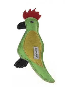 AnimALL Hračka Papagáj koža farebný 22 cm (110294)