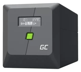Green Cell UPS 1000VA 600W / Záložný zdroj / Line-Interactive / Tower / 4X výstup / 2x 12V/7Ah / USB (UPSLM600)