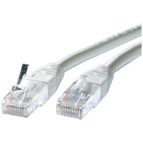 Roline 21.15.0503 RJ45 sieťové káble, prepojovacie káble CAT 5e U/UTP 3.00 m sivá netienený 1 ks; 21.15.0503
