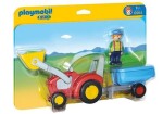 Playmobil® 1.2.3 6964 Traktor s prívesom