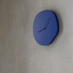 Ferm LIVING Nástenné hodiny Melt Blue