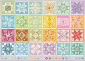 COBBLE HILL Puzzle Vyšívaná deka: Hviezdne ročné obdobia