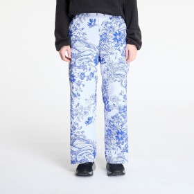 Kalhoty Nike Sportswear Collection Women's Mid-Rise Jacquard Track Pants White/ Hyper Royal/ White L