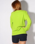 WESC MESSAGE CREW LIME GREEN dámska mikina - S