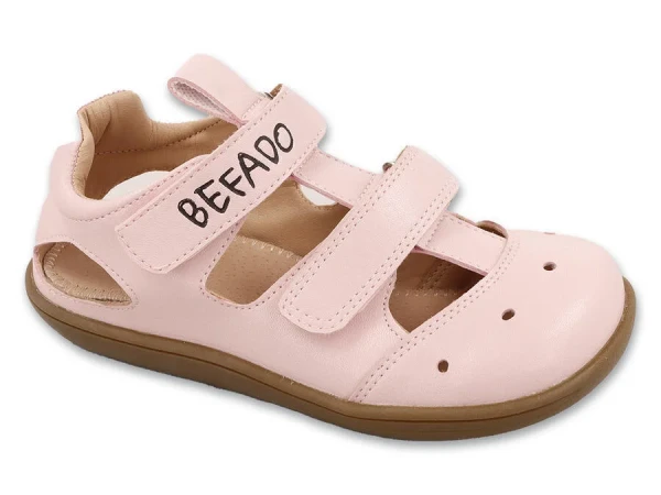 BEFADO 005X005 sandálky BAREFOOT KIDDY růžové 27 005X005_27