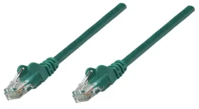 Intellinet Patch kábel Cat6 0,25m zelená / Sieťový kábel / S/FTP / RJ-45 (739825)