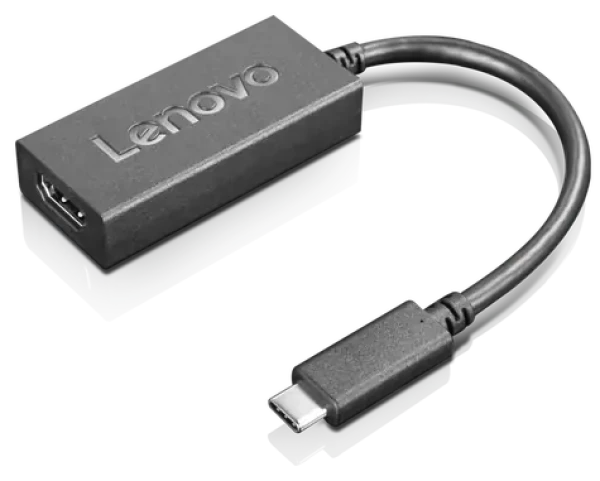Lenovo Adaptér USB-C na HDMI 2.0b čierna / Redukcia / 3840 x 2160 / 0,24 m (4X90R61022)