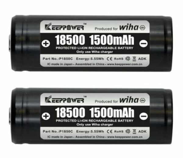 Wiha 41914 Sada akumulátorov 18500 Li-Ion 2ks / 1500mAh (41914)