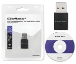 Qoltec 56989 / WiFi a Bluetooth adaptér / USB 2.0 / AC / BT 4.0 / 600 Mbps (56989)