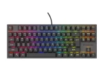 Genesis Thor 303 TKL RGB Outemu Peach Silent čierna / herná mechanická klávesnica / USB (NKG-1881)
