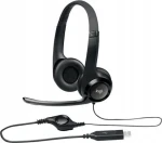Logitech Headset H390 čierna / USB / stereo slúchadlá s mikrofónom (981-000014)