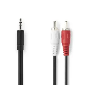 Nedis Stereo Audio kábel jack 3.5 mm (M) - 2x RCA (M) 5.00 m čierna (CAGB22200BK50)