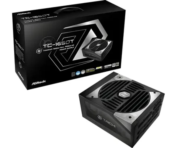 ASRock Taichi TC-1650T čierna / Zdroj / 1650W / ATX 3.1 / 80 PLUS Titanium / PCIe 5.1 (90-UXT165-TFEAAB)