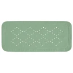 Spirella ALASKA machovo zelená / Protišmyková podložka do vane / PVC / 91 x 36 cm
