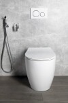 ISVEA - SENTIMENTI WC misa stojaca, Rimless, 36x55cm spodný/zadný odpad, biela 10SM10004SV