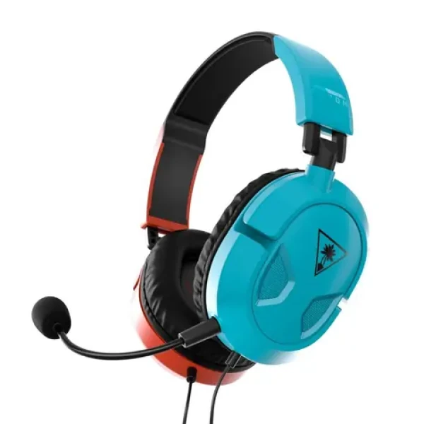Turtle Beach RECON 50 červeno-modrá / herné slúchadlá / 40mm meniče / 3.5 mm jack / mikrofón / ovládač hlasitosti (TBS-8150-05)