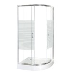 KERRA - Sprchovací kút s vaničkou Madera 100x80 Ľavá 5907548117809