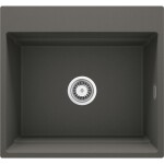 DEANTE DEANTE - Magnetic antracitovo metalická - Granitový drez, jednokomorový ZRM_T10A