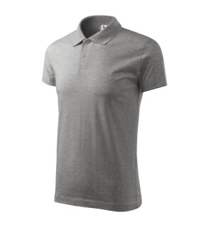 Single J. pánske polo tričko tmavosivé XL
