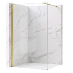 REA/S - Sprchová zástena Flexi Transparent / Gold 110 KPL-K99564