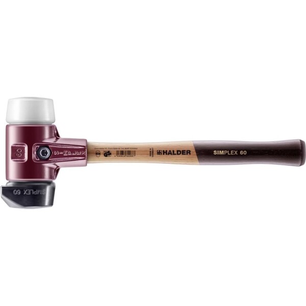 Halder SIMPLEX 3027.260 obojručné kladivo s ergonomickou rukoväťou, stredne tvrdé 1540 g 405 mm; 3027.260