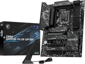 MSI Z890 GAMING PLUS WIFI6E čierna / Základná doska / Intel Z890 / LGA 1851 / DDR5 / 5GLAN / Wi-Fi 6E / ATX (7E34-020R)