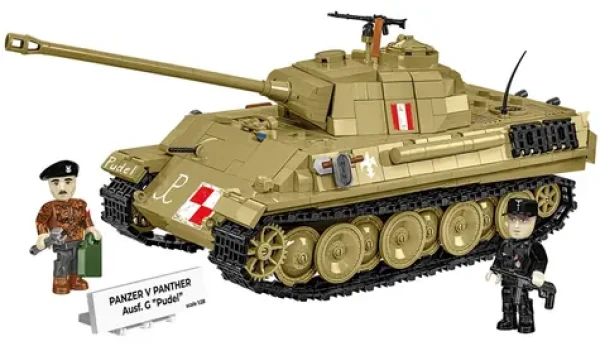 Cobi 2655 II WW Panzer V Panther Ausf. G "Pudeľ", 1:28, 1133 k, 2 f