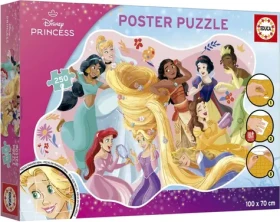 Educa Poster puzzle Disney princeznej