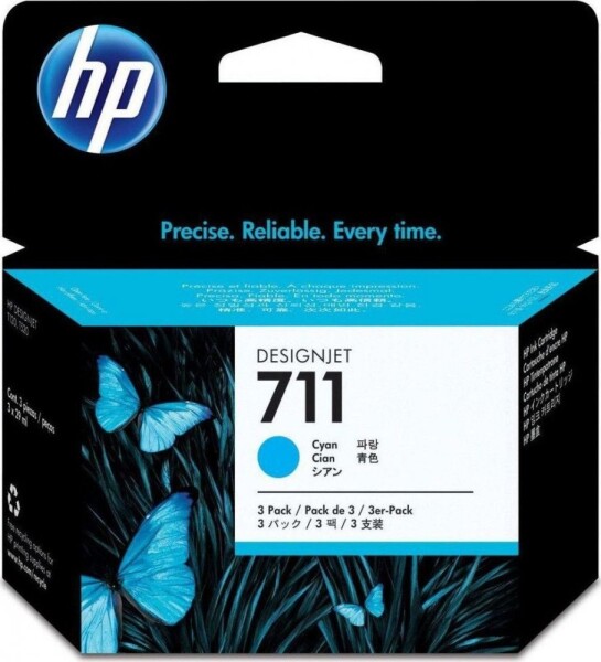 HP HP Toner nr 711 CZ134A Cyan 3x29ml 3 pack