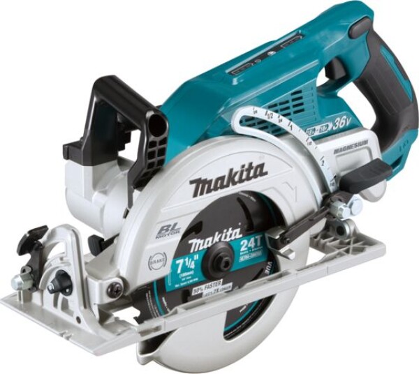 Makita DRS780Z / Aku Okružná píla / 2x 18V / Priemer 185 mm / 5100 ot-min / Hĺbka rezu 65 mm / bez Aku (DRS780Z)