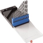 C.K T3102 HSS sada špirálových vrtákov do kovu, 13-dielna, 1.5 mm, 2 mm, 2.5 mm, 3 mm, 3.2 mm, 3.5 mm, 4 mm, 4.5 mm, 4.8 mm, 5 mm, 5.5 mm, 6 mm, 6.5 mm, DIN; T3102