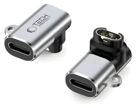 Tech-Protect Ultraboost šedá / Nabíjací adaptér / USB-C / pre Garmin Watch / Uhlový