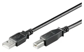 Goobay 93596 čierna / Kábel USB 2.0 AB / 1.8 m (93596)