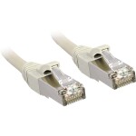 LINDY 45590 RJ45 sieťové káble, prepojovacie káble CAT 6 S/FTP 30.00 m sivá s ochranou 1 ks; 45590