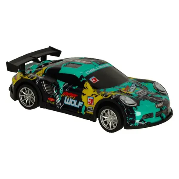 KIK Športové auto RC modro-červená