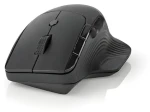 Nedis Ergonomická bezdrôtová myš pre pravákov / Myš / 800-1600 DPI / Nastaviteľné DPI / 6 tlačidiel (MSWS510BK)