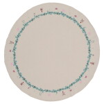 GREEN GATE Bavlnený obrus Juana Sand 100 cm