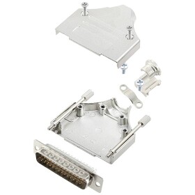 Encitech MHDM-25-HDP44-W-K 6355-8059-03 sada D-SUB kolíkové lišty 180 ° Pólov: 44 spájkovaný 1 ks; 6355-8059-03