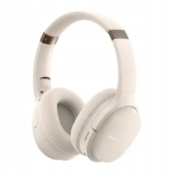Havit I62 zlato-biela / Bezdrôtové slúchadlá / doba prehrávania až 8 h / Bluetooth 5.1 / USB-C (HV-I62GD)
