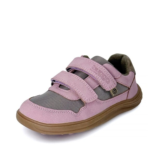 Dievčenské celoročné barefoot tenisky Bugga SAFI Pink B00201-18 - 33