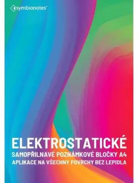 SYMBIO Notes A4 biele / Poznámkový blok / elektrostatický / bez lepidla / 100 listov (SYNTA4BL100)
