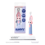 VITAMMY Bunny Sonická zubná kefka pre deti LED svetlom nanovláknami, 0-3 roky