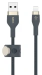 Belkin BOOST CHARGE PRE Flex kábel USB-A na Lightning modrá / 2m (CAA010bt2MBL)