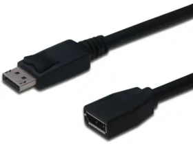 PremiumCord DisplayPort predlžovací kábel M/F 2m (kportmf1-02)