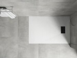 MEXEN/S - Hugo sprchová vanička SMC 110x90, biela, krytka čierna 42109011-B