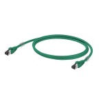 Weidmüller 1251590120 RJ45 sieťové káble, prepojovacie káble S/FTP 12 m zelená s priechodkou chrániacou proti zlomeniu, samozhášavý 1 ks; 1251590120