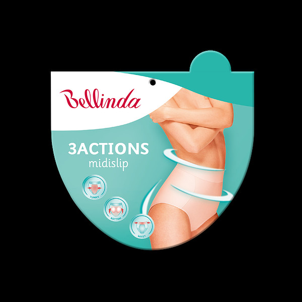 Formujúce nohavičky 3ACTIONS MIDISLIP Bellinda telová
